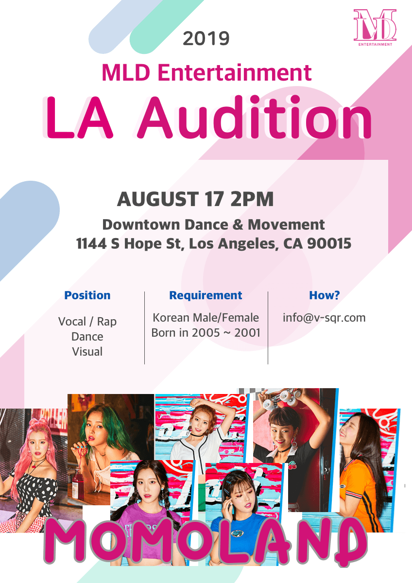 2019 MLD Entertainment LA Audition additional image 1